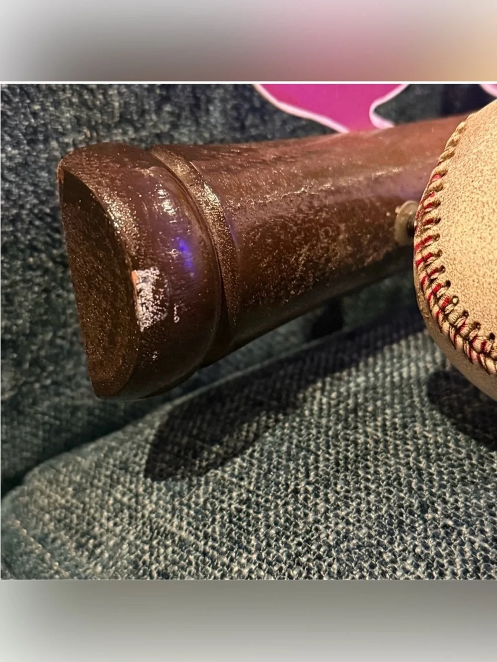 Hobby Lobby Baseball Bat Wall Decor Coat Rack Hat Hooks Sports Man Cave